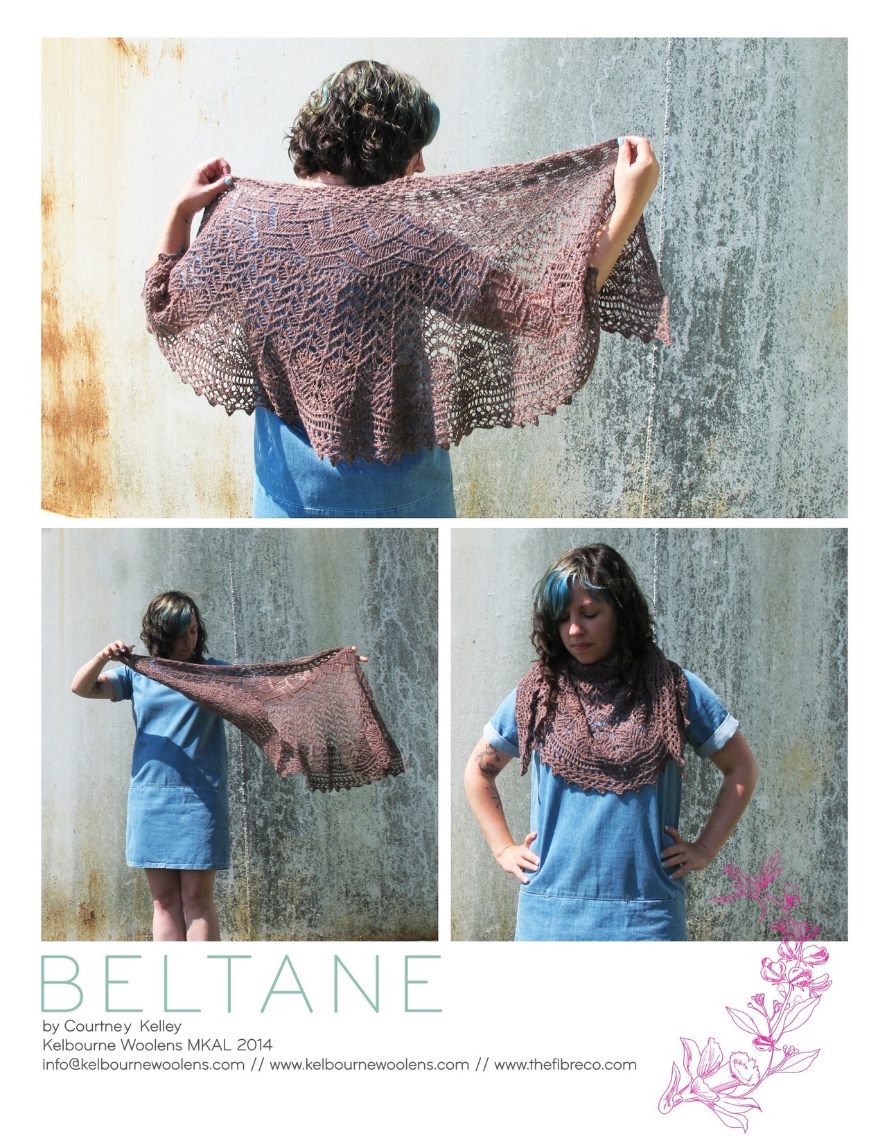 Kelbourne Woolens Beltane Shawl PDF