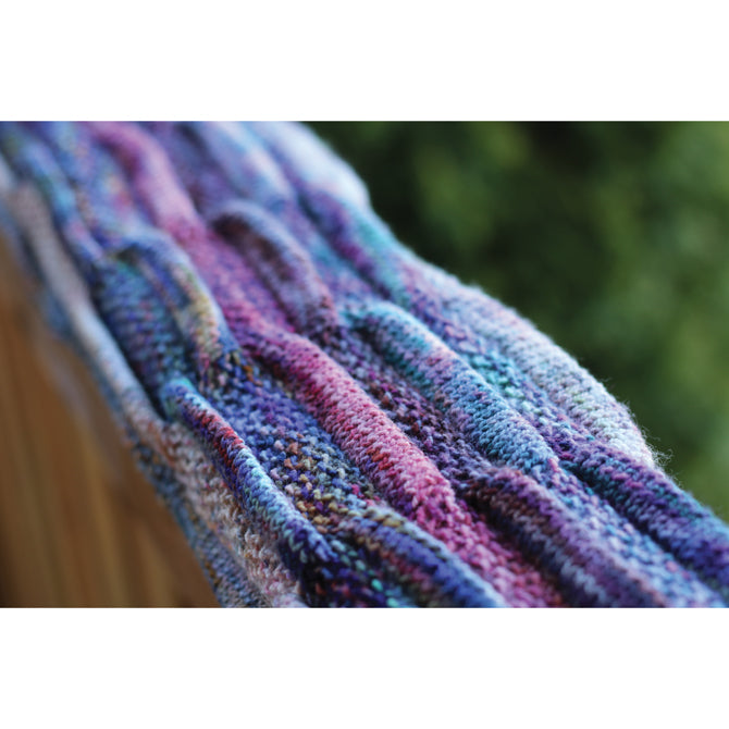 Koigu Silent Purple Scarf Knitting Pattern