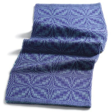 Valley Yarns #53 Baby Blanket in Colonial Double Weave