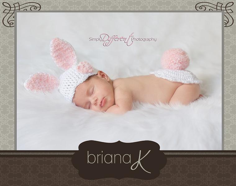 Newborn Bunny Hat and Bottom Cover