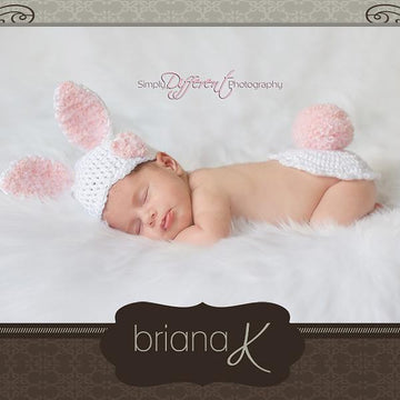 Newborn Bunny Hat and Bottom Cover