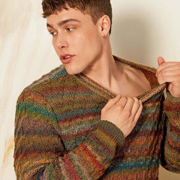 Lang Men's Sweater Jumper Knitting Pattern