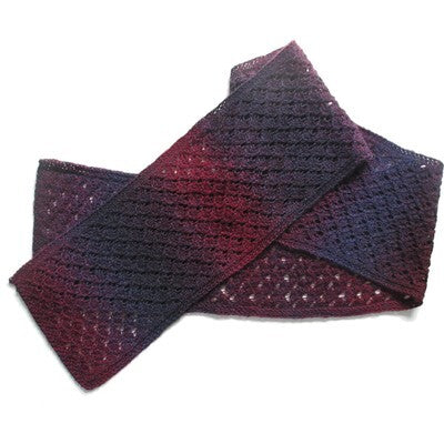 Jojoland Lattice Lace Scarf Knitting Pattern