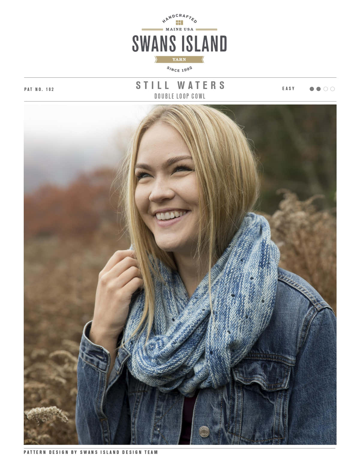 Swans Island Still Waters Cowl Knitting Pattern