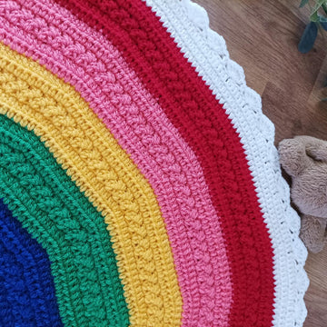 Cloudy Bo Rainbow Blanket