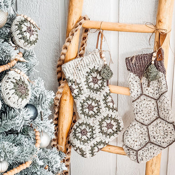 Hexagon Granny Stocking
