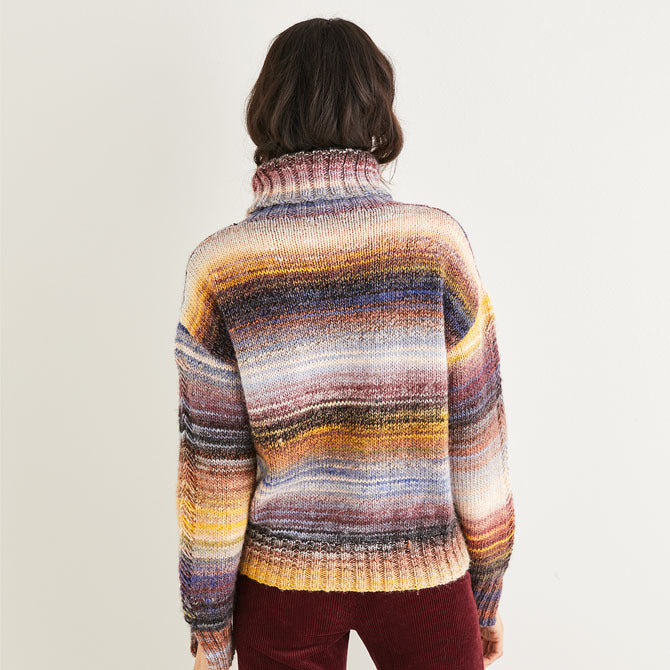 Sirdar Roll Neck Sweater Jumper Knitting Pattern