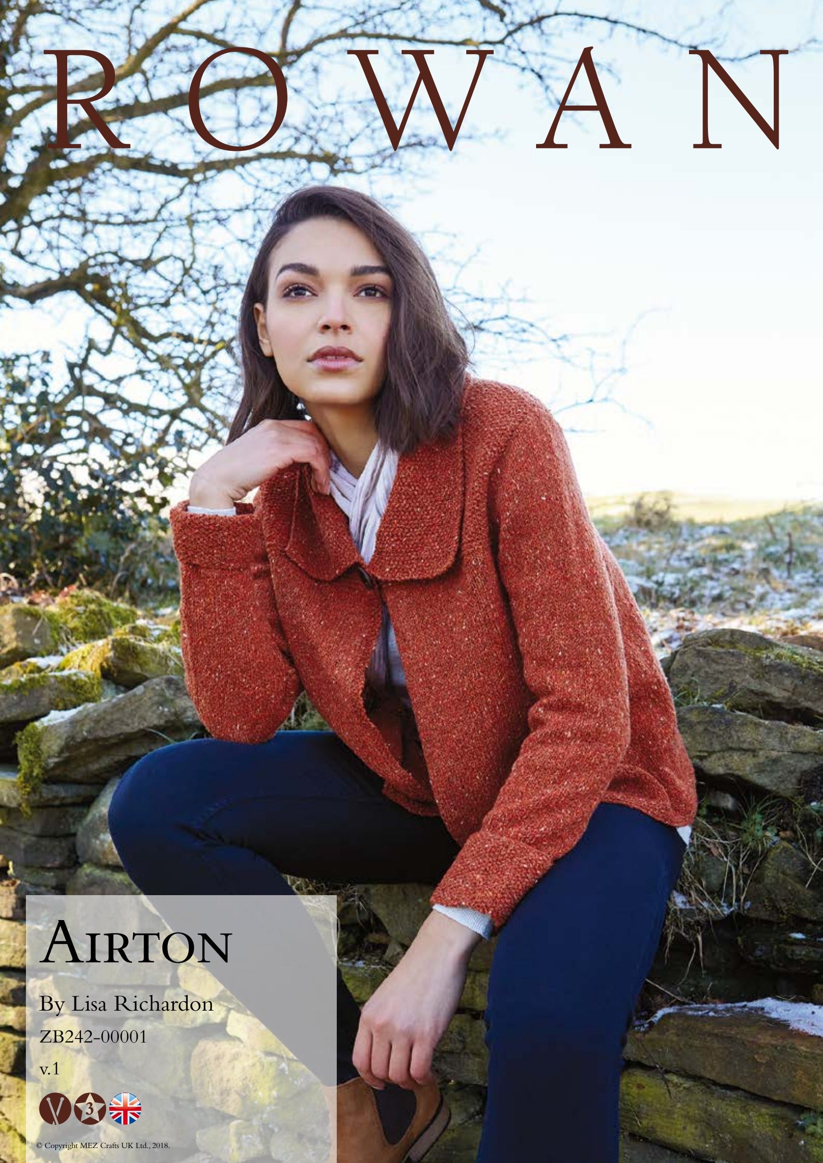 Rowan Airton Cardigan Knitting Pattern