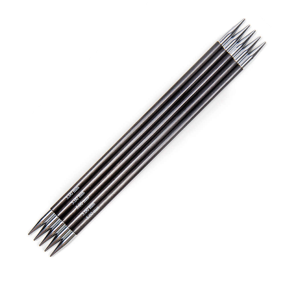 KnitPro Karbonz Double Point Needles 8" (Set of 5)