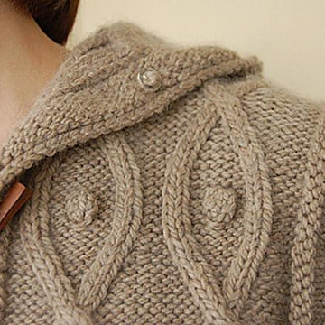 Sleeveless Cable Hoodie to Knit