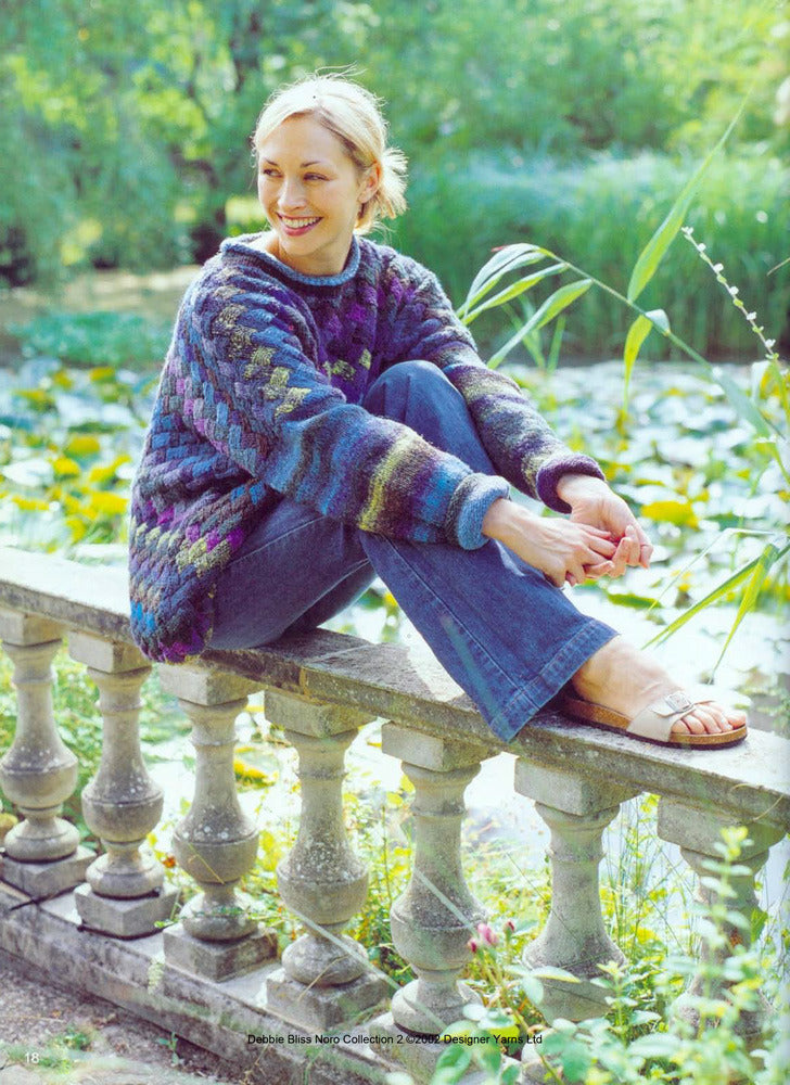 Entrelac Jumper Knitting Pattern