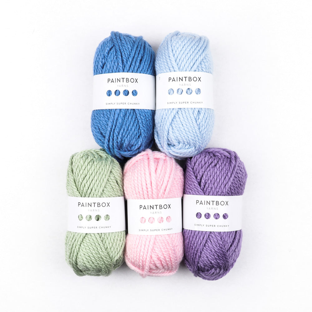 Paintbox Yarns Simply Super Chunky 5 Ball Color Pack Yarn - Acrylic Su