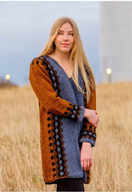 Vegir Liggja Til Allra Atta Cardigan Knitting Pattern