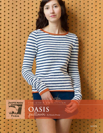 Oasis Pullover in Juniper Moon Neve - PDF
