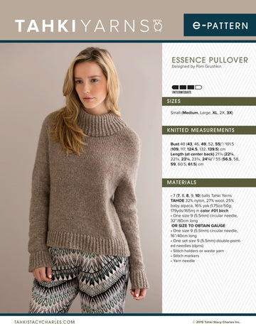 Tahki Yarns Essence Pullover PDF