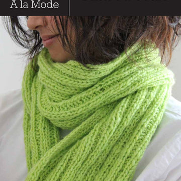 Noro NK Ribbed Scarf Knitting Pattern