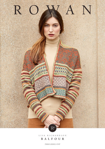 Balfour Jacket, Skirt & Scarf Knitting Pattern