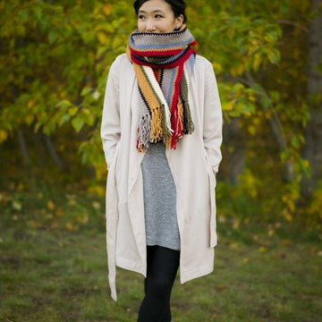 Rustic Canyon Crochet Scarf