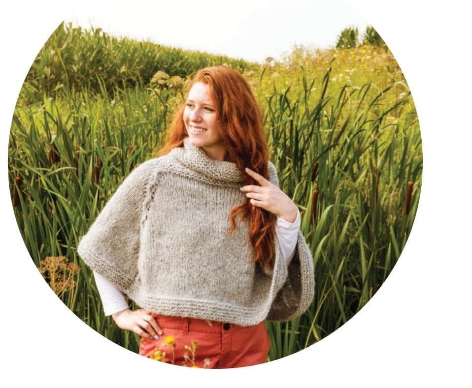 Twist Collective Ostraka Cape Knitting Pattern