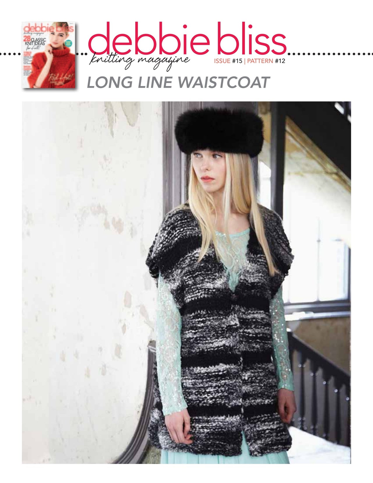 Debbie Bliss Long Line Waistcoat PDF