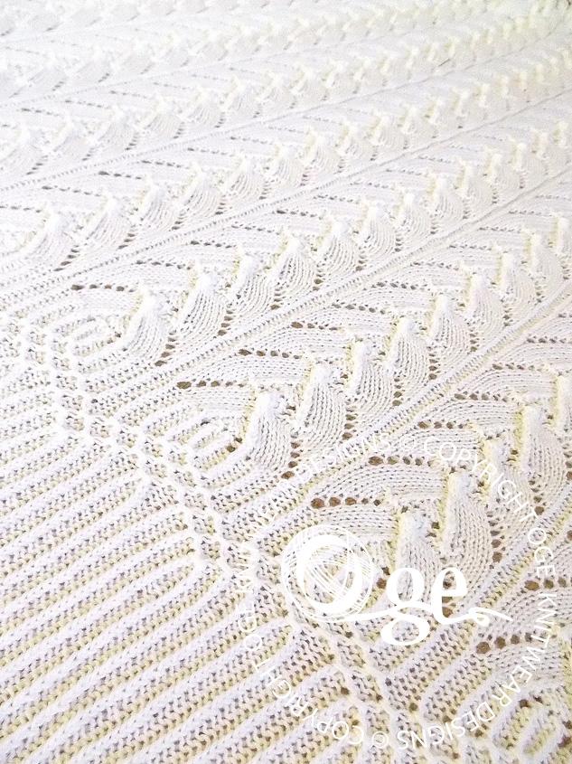 Cathedral Heirloom Baby Blanket - P069