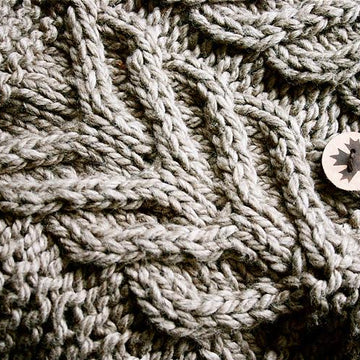 Stag Button Scarf