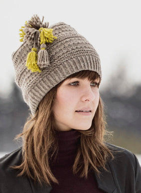 Blue Sky Fibers Tonka Bay Toque Hat Knitting Pattern