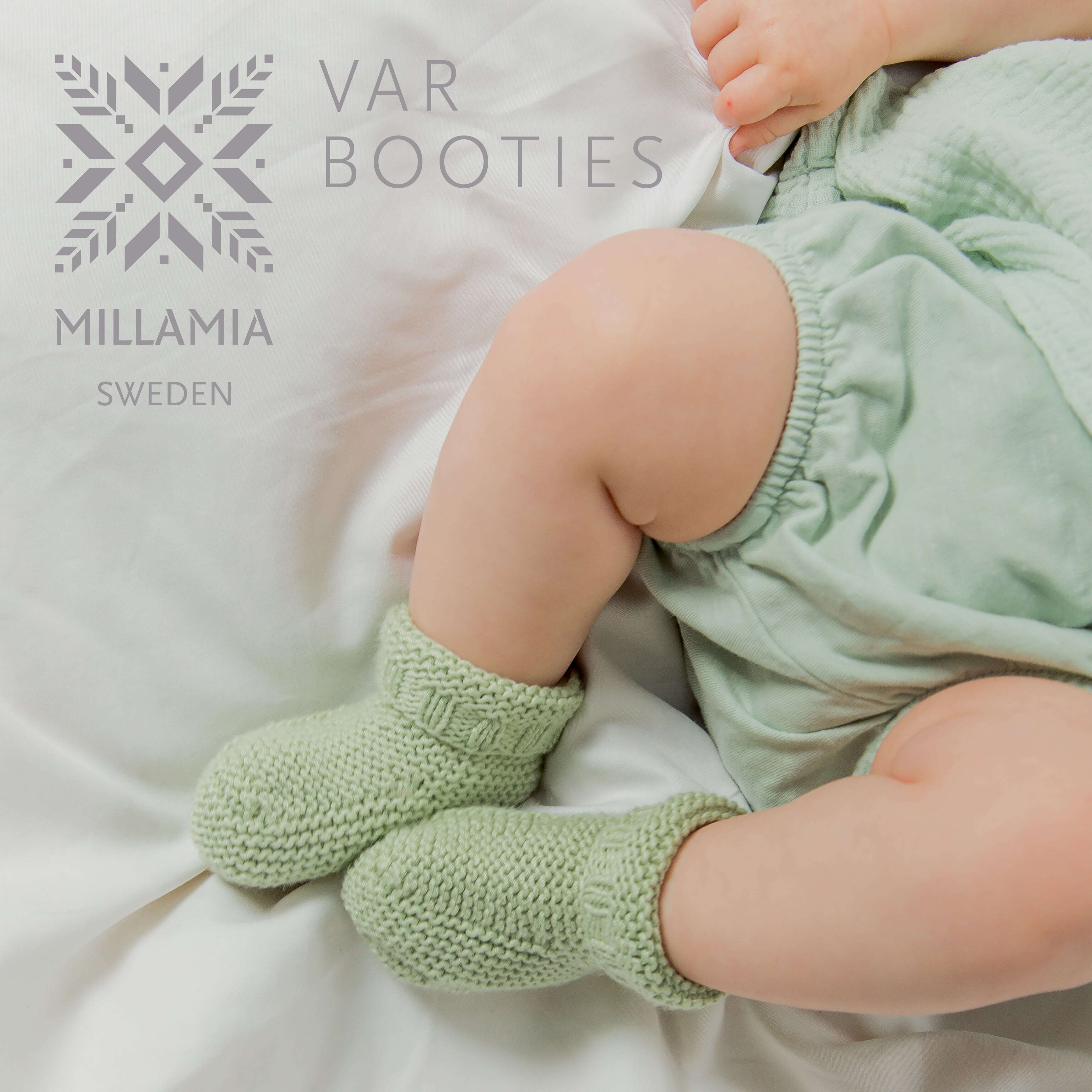 MillaMia Var Booties Knitting Pattern