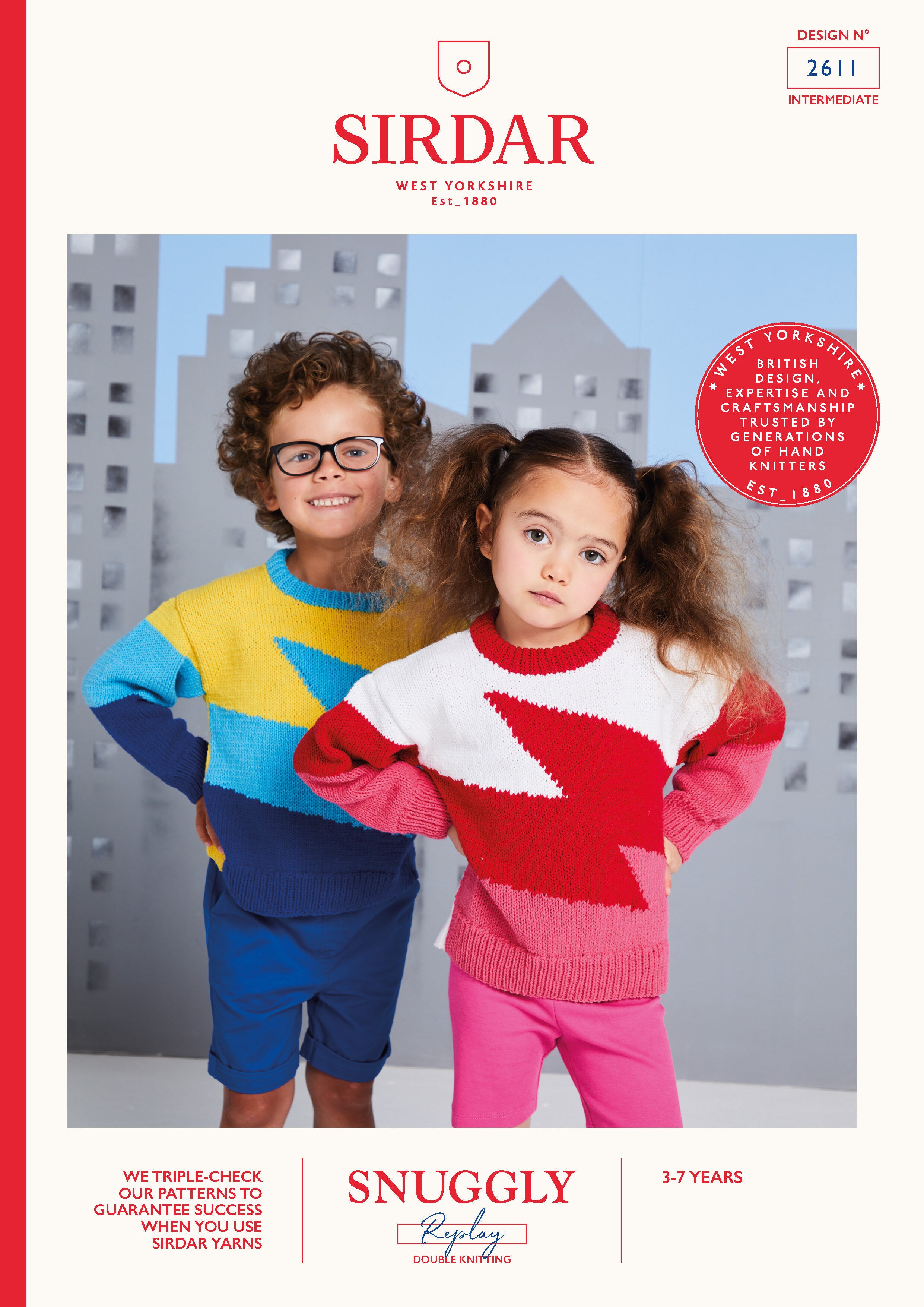 Sirdar Quick as a Flash Sweater Jumper Knitting Pattern
