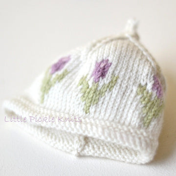 Baby beanie 'Little Tulip'