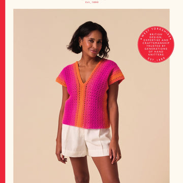 Rhythmic Colour Crochet Top in Sirdar Jewelspun Ombre - 10923 PDF