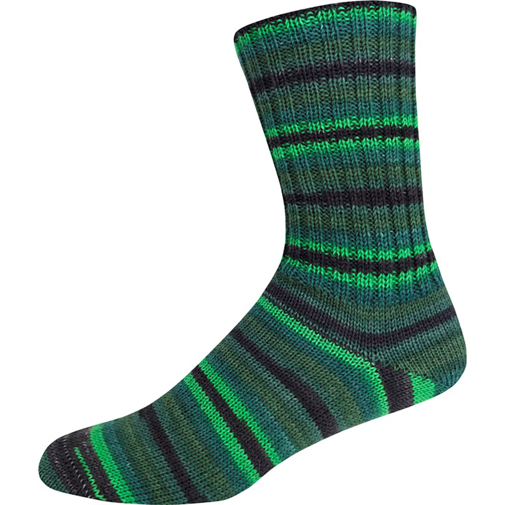 OnLine Supersocke 356 Style - 4-Ply - Moonlight Color w/ALOE Yarn - Superwash Wool