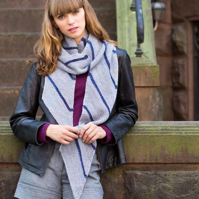 Malabrigo Book 13 Wrap Knitting Pattern