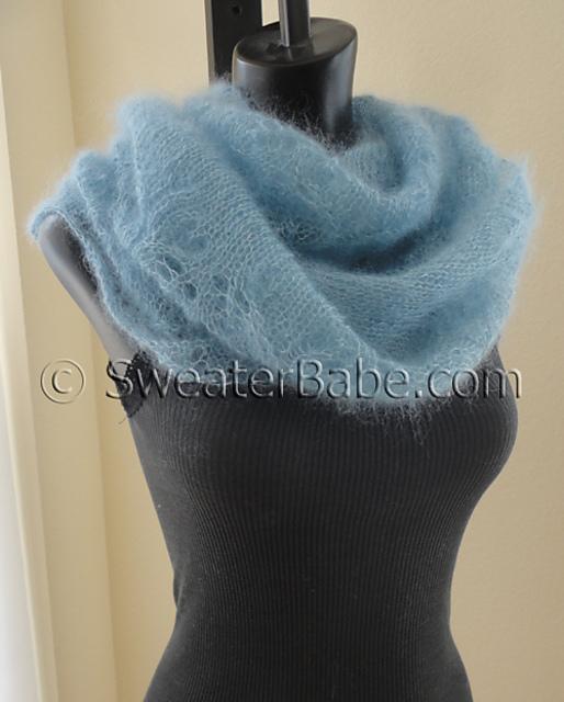 #172 Cloudy Skies Diaphanous Scarf