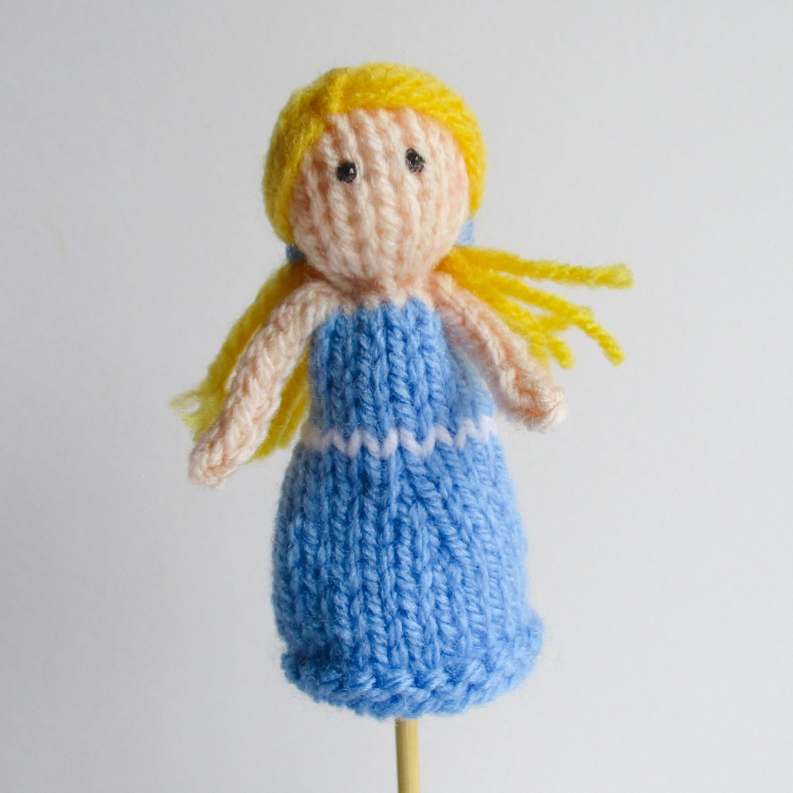 Goldilocks Finger Puppet