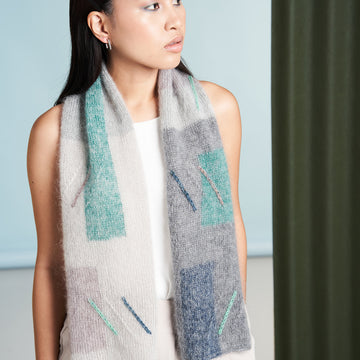 Rowan Block Scarf Knitting Pattern