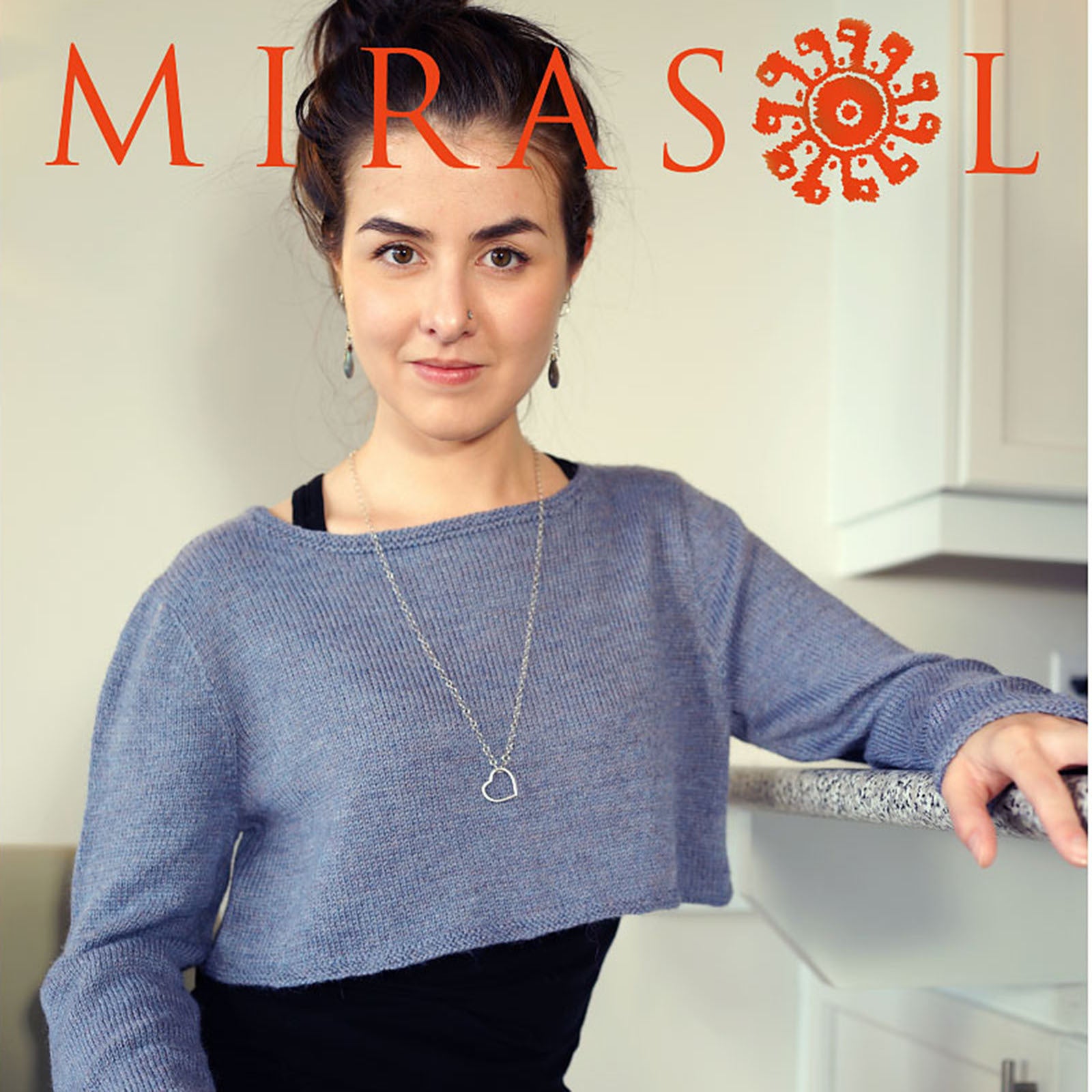 Mirasol M Long Sleeved Cropped Jumper Knitting Pattern