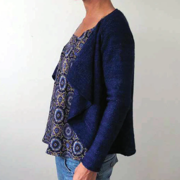 Madelinetosh Fall Away Cardigan Knitting Pattern