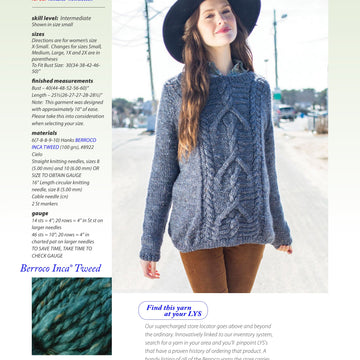 Berroco Wicklow Jumper Knitting Pattern