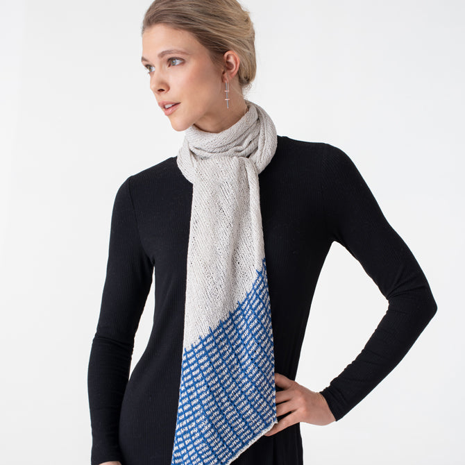 Shibui Knits Delft Scarf Knitting Pattern