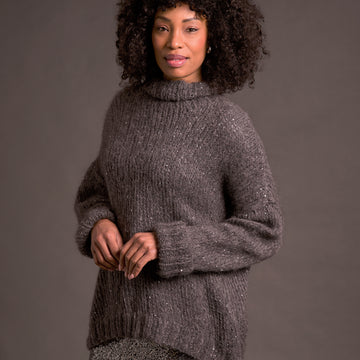 Malone In Rowan Alpaca Sparkle Jumper Knitting Pattern