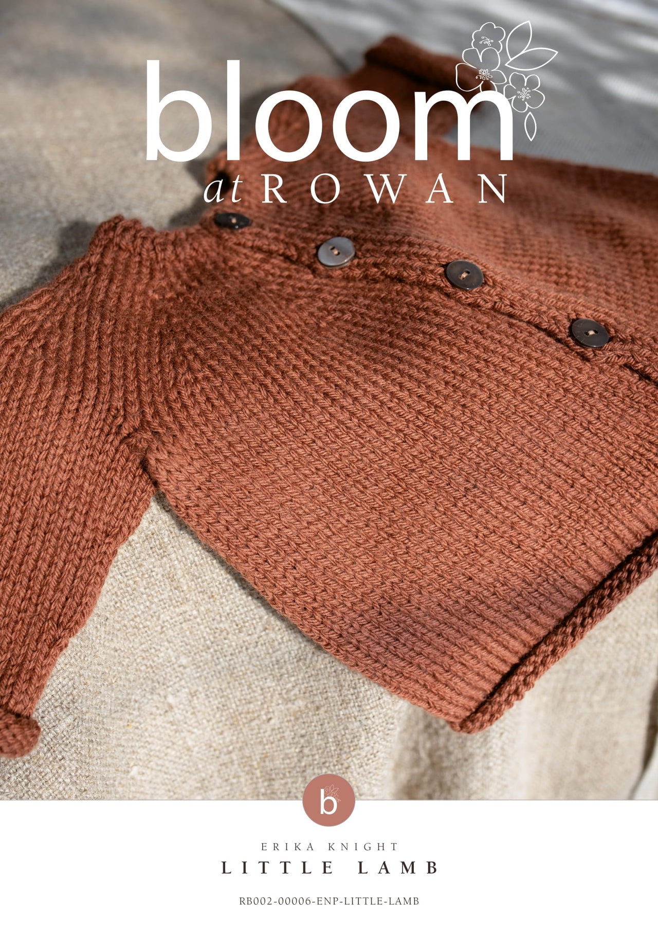 Rowan Little Lamb Cardigan Knitting Pattern