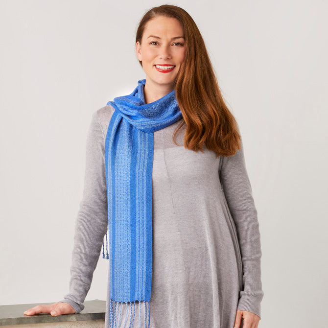 Valley Yarns #157 Tributaries Silk Scarf