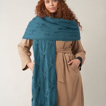 Lux Shawl Wrap Knitting Pattern