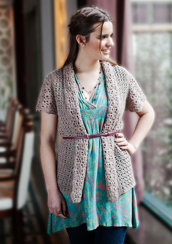 Berroco Delicata Cardigan Crochet Pattern