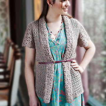 Berroco Delicata Cardigan Crochet Pattern