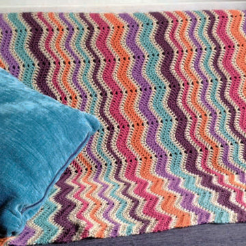 Rowan Chevron Crochet Blanket Pattern