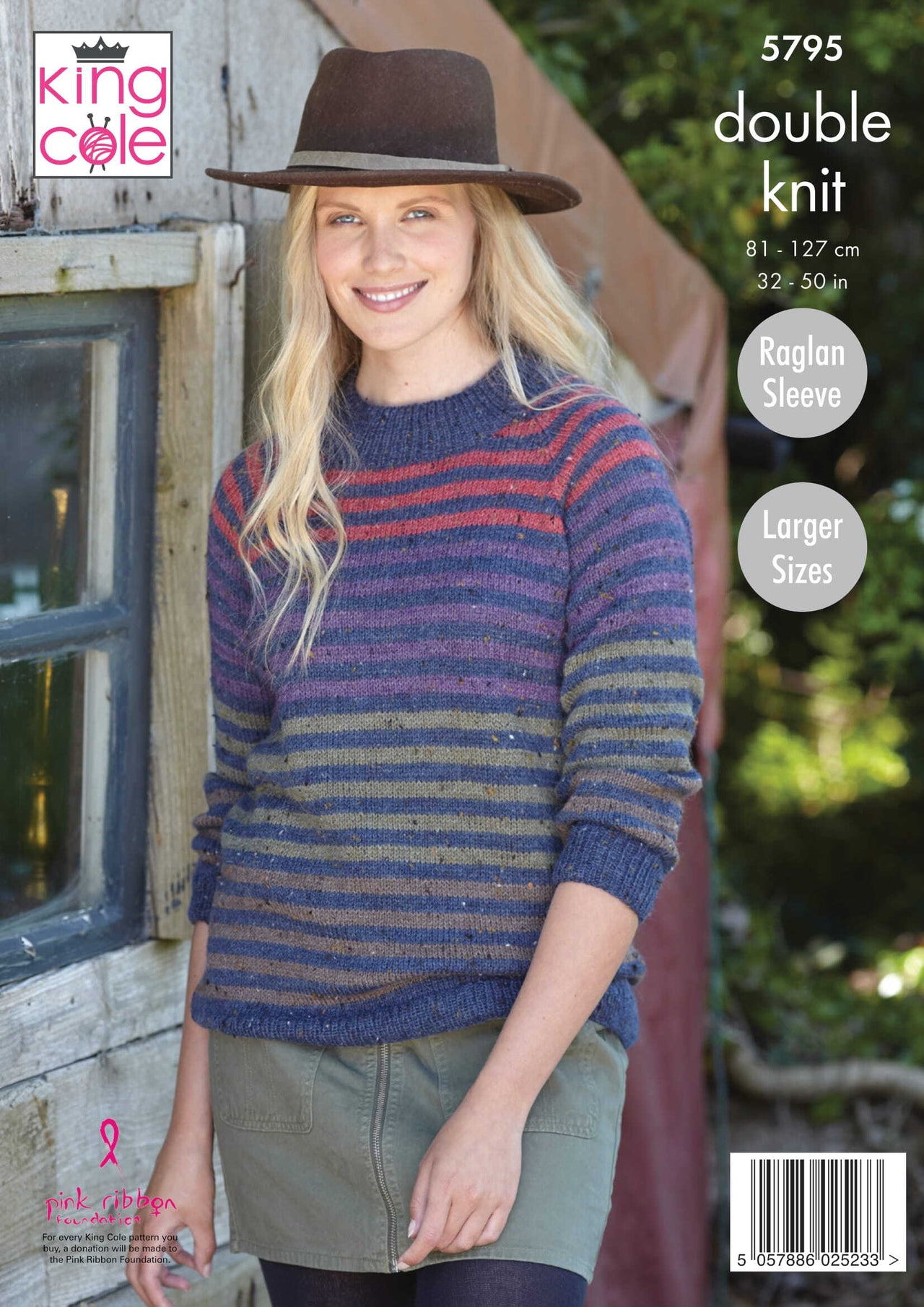 Ladies Round & High Neck Sweaters Jumper Knitting Pattern