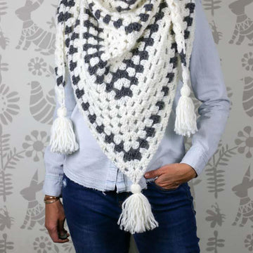 The Newsprint Shawl