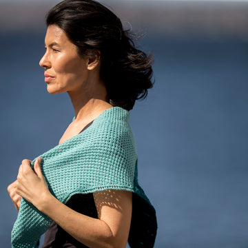 Cascade Yarns FW Heritage Napa Shawl Wrap Knitting Pattern